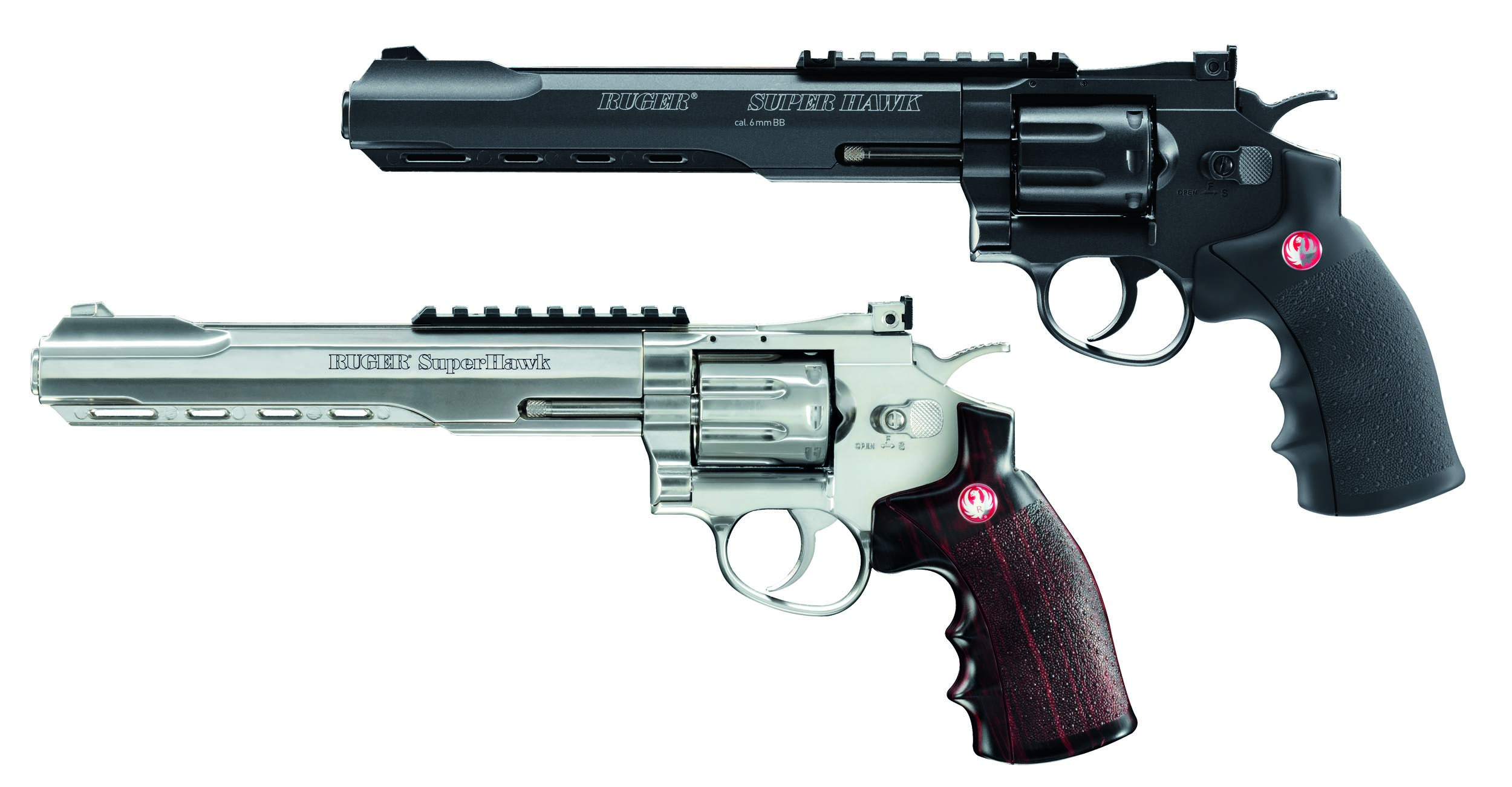 Réplique revolver Super Hawk 8 Pouces CO2 - Revolver Noir