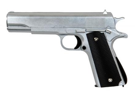 Réplique pistolet à ressort Galaxy G13S Silver full metal 0,5J - Sport Attitude