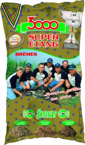 Amorce Sensas 3000 Super Etang Brèmes 1 Kg