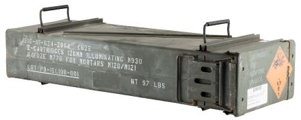 Caisse à munition d'occasion 120mm