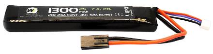 Batterie LiPo stick 7,4 v/1300 mAh - 1 stick - Nuprol