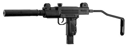 Pistolet CO2 IWI Uzi Mini BB's cal. 4,5 mm - Chargeur 28 coups