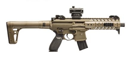 Carabine Sig Sauer MPX CO2 4,5 mm plombs + point rouge Sig 20R - Noir