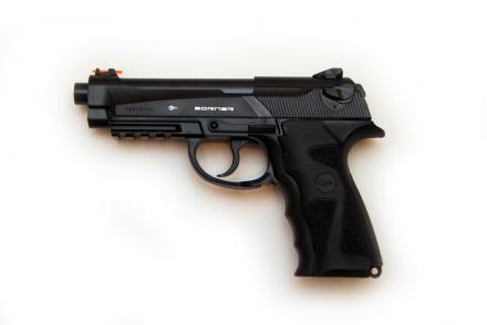Pistolet CO2 culasse fixe BORNER SPORT 306 cal. 4.5mm BB's - BORNER PISTOLET CO2 SPORT 306, cal. 4.5mm