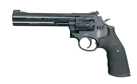 Revolver CO2 Smith & Wesson Mod 586 noir 6'' BB's cal. 4,5 mm - Lot de 3 barillets