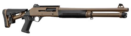 Fusil semi auto AKSA ARMS S4 FX03 cal. 12/76 - TAN - AKSA ARMS S4 FX03 18.5' CAL 12 - TAN