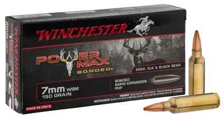 Munitions grande chasse Winchester cal.7 mm WSM - Power Max Bonded