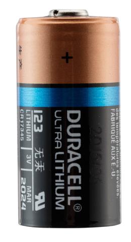 Pile Lithium CR123 3 volts - Duracell - CR123