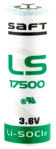 Pile Lithium LS17500 3.6 volts - SAFT - Lithium LS17500