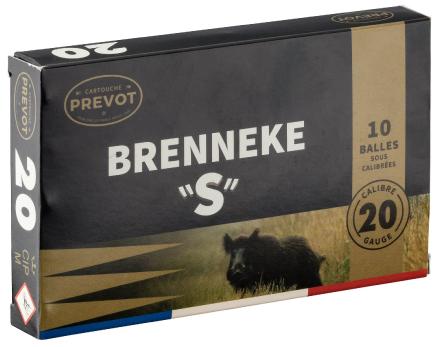 Cartouches Prevot à balle Brenneke-S - Cal. 20 - BRENNEKE S Cal.20-76