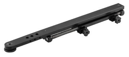 Compensateur de recul monobloc aluminium réglable pour rail de 11mm - Montage réglable