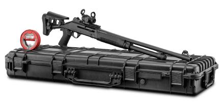 Pack fusil semi auto AKSA S4 canon 24'' avec red dot FALKE S