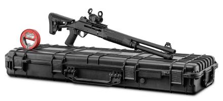 Pack fusil semi auto AKSA S4 canon 18.5'' avec red dot FALKE S