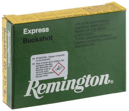 Cartouches Remington chevrotines - Cal. 20/70 - Remington Chevrotines  cal 20-70, 20 gr