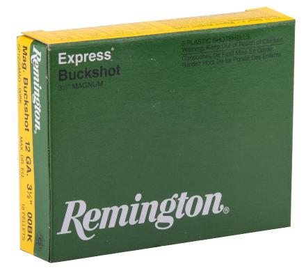 Cartouches Remington Suprême chevrotines Magnum - Cal. 12/76 ou 12/89 - Remington SUPREME Chevrotine 12-76,culot de 20, 10 grains