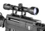 Carabine à air comprimé 7.5 à 24 J Black Ops sniper cal. 4,5 mm - Ressort< 10 j