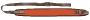 Bretelle droite néoprène pour carabine avec attache rapide - Orange