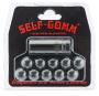 Adaptateur pour armes d'alarme + 10 projectiles Self Gomm - Filetage 8 mm x 100