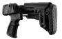 Pack DLG TACTICAL pour fusil à pompe MOSSBERG - MAVERICK : poignée + crosse télescopique + adapteur de repli + sangle - PCK POIGNEE CROSSE TELE   REPLI   SANGLE FAP MOSS - MAV