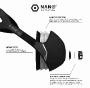 Masque de protection R-PUR Nano Pro noir - FFP3 - MASQUE DE PROTECTION NANO PRO 2021 NOIR