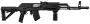 Carabine type AK WBP Jack crosse repliable cal. 7.62x39 - WBP JACK crosse repliable quad rail 7.62X39